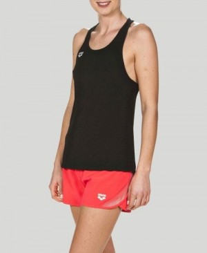 Abbigliamento Sportivo Donna Arena Gym Tank Nere | 86793LOFY