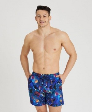 Biancheria Intima Uomo Arena Allover Print Beach Boxer Nere Colorate | 13247YIXW