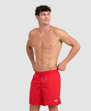 Biancheria Intima Uomo Arena Icons Solid Boxer Rosse | 01684CKDM