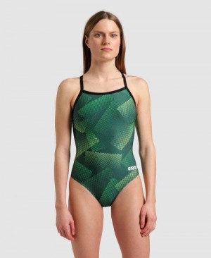 Body Donna Arena Halftone Lightdrop Back One Piece Colorate | 48620ESVH