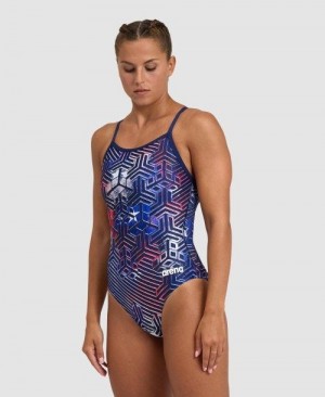 Body Donna Arena Kikko Pro Light Drop Back One Piece Colorate | 32957JLCI