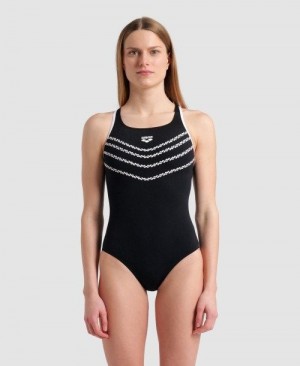 Body Donna Arena Losange V Pro Back One Piece Colorate | 74609JIQW