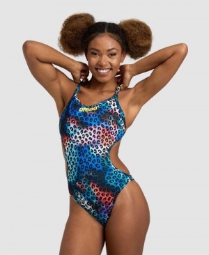 Body Donna Arena Rule Breaker Hooked Reversible One Piece Colorate | 80953IRUB