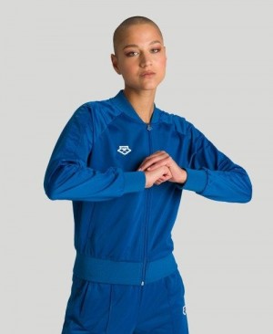 Giacche Donna Arena Relax Iv Team Full-zip Jacket Blu | 18523YBGA