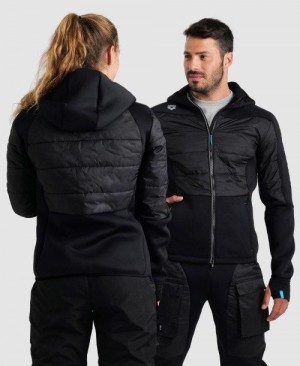 Giacche Uomo Arena Team Half-quilted Hooded Jacket Colorate | 81502ZKXE