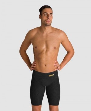 Jammer Uomo Arena Powerskin Carbon Glide Jammer Nere Oro | 12405GMLF