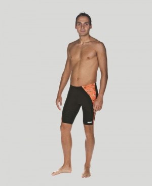 Jammer Uomo Arena Water Jammer - Maxlife Nere Arancioni Nere | 15762EYIU