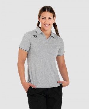 Pantaloncini Donna Arena Team Cotton Polo Shirt Solid Colorate | 37890SOVC