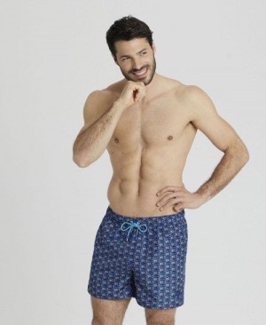 Pantaloncini Uomo Arena Allover Beach Short Colorate | 12576TDJU