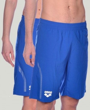 Pantaloncini Uomo Arena Team Line Bermuda Short Blu Reale | 78251QDHY