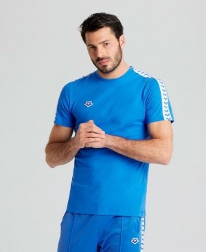 Pantaloncini Uomo Arena Team Us T-shirt Bianche | 16974CHXZ