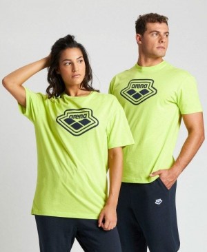 Pantaloncini Uomo Arena Uni T-shirt Verdi | 46720QZXW