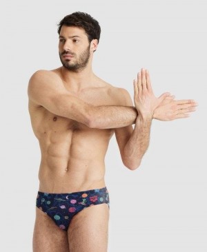 Slip Uomo Arena Drew Kibler Collection Brief Colorate | 19578TMSE