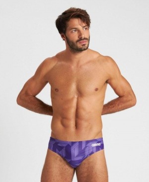 Slip Uomo Arena Puzzled Brief Colorate | 86493VGRQ