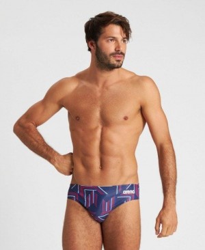 Slip Uomo Arena Puzzled Brief Colorate | 86290EABD