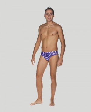 Slip Uomo Arena Shattered Glass Brief - Maxlife Viola | 16274OSMW