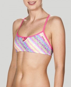 Top Donna Arena Be Top (Bandeau Top) Rosa | 24971GAIK