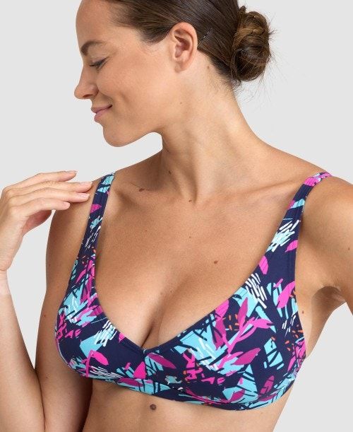 Abbigliamento Nuoto Donna Arena Bodylift Francy Two Piece Blu Marino Rosa Colorate | 54278ULNI