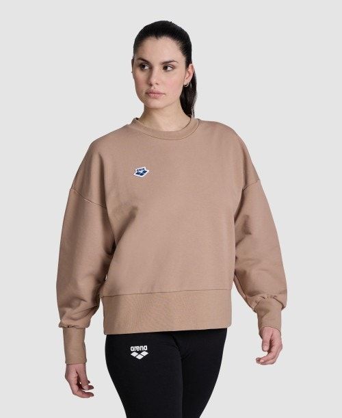 Abbigliamento Nuoto Donna Arena Oversized Crew Neck Colorate | 71632NVRI