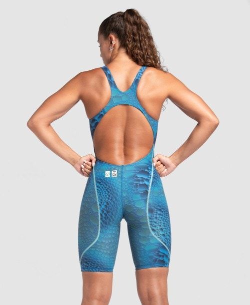 Abbigliamento Nuoto Donna Arena Powerskin St Next Caimano Limited Edition Open Back Colorate | 36825IPBS