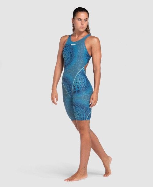 Abbigliamento Nuoto Donna Arena Powerskin St Next Caimano Limited Edition Open Back Colorate | 36825IPBS