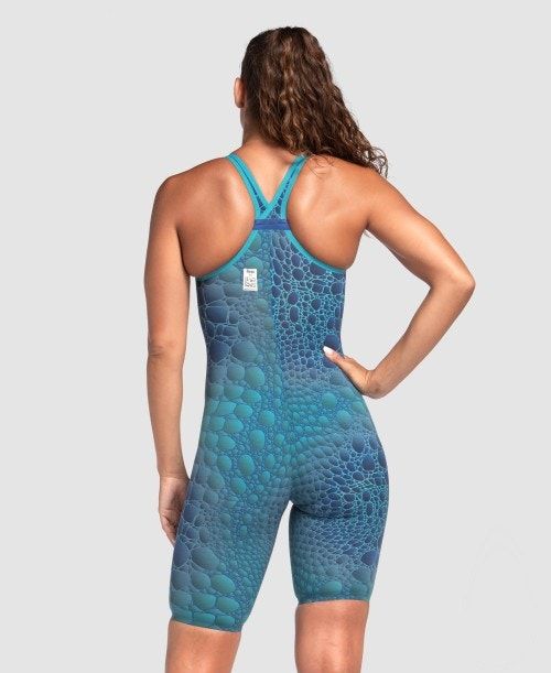 Abbigliamento Nuoto Donna Arena Powerskin Carbon Air2 Caimano Limited Edition Closed Back Grigie Scuro | 30942PCVI