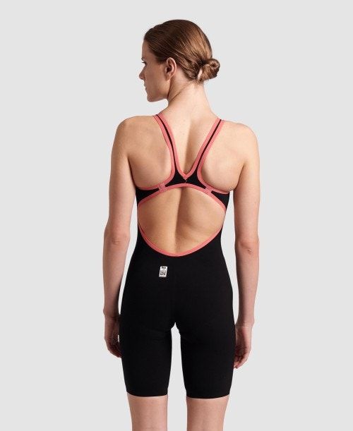 Abbigliamento Nuoto Donna Arena Powerskin Carbon Air2 Limited Edition Biscay Bay Open Back Grigie Scuro | 27986QABS