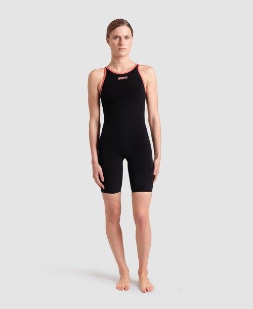 Abbigliamento Nuoto Donna Arena Powerskin Carbon Air2 Limited Edition Biscay Bay Open Back Grigie Scuro | 27986QABS