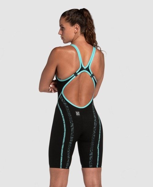 Abbigliamento Nuoto Donna Arena Powerskin Primo Open Back Colorate | 25340YETD