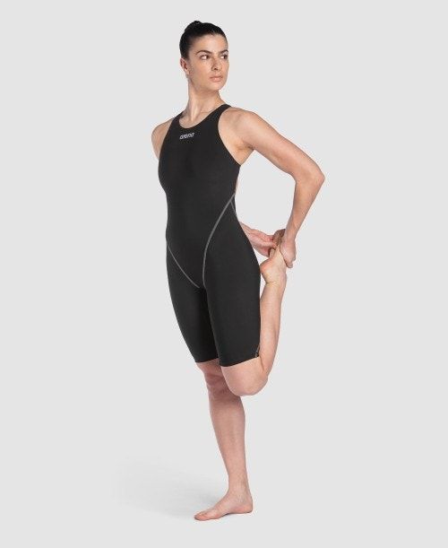 Abbigliamento Nuoto Donna Arena Powerskin St Next Eco Open Back Nere | 18690RGYU