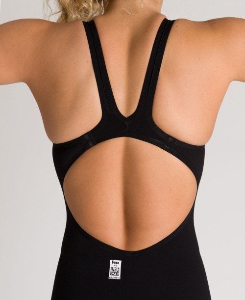 Abbigliamento Nuoto Donna Arena Powerskin Carbon Air 2 - Open Back Nere Nere Oro | 16795PNTF