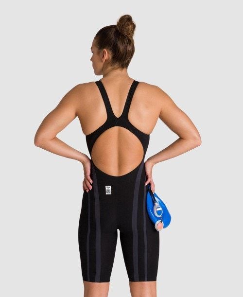 Abbigliamento Nuoto Donna Arena Powerskin Carbon Core Fx Open Back Nere Oro | 03927IMVL