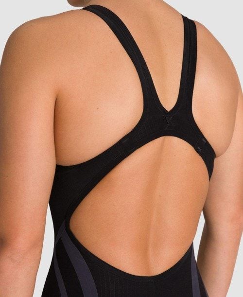 Abbigliamento Nuoto Donna Arena Powerskin Carbon Core Fx Open Back Nere Oro | 03927IMVL