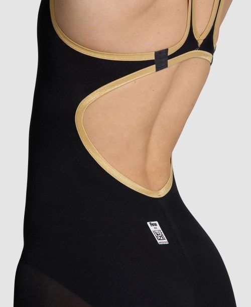 Abbigliamento Nuoto Donna Arena Powerskin Carbon Air2 50th Anniversary Limited Edition Open Back Grigie Scuro | 03742UVYE