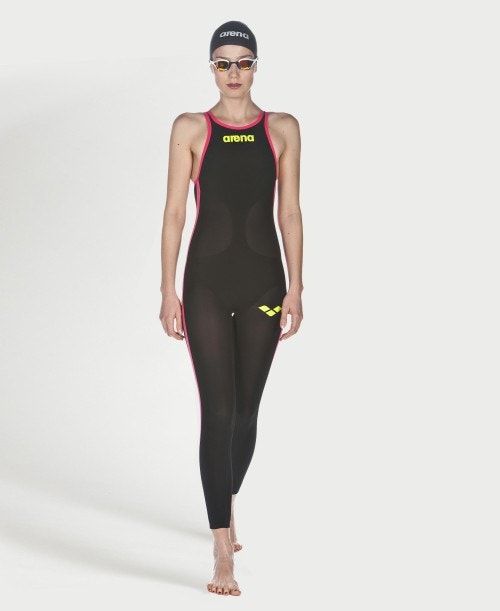 Abbigliamento Nuoto Donna Arena Powerskin R-evo+ Open Water Suit - Open Back Colorate | 02387QAZC