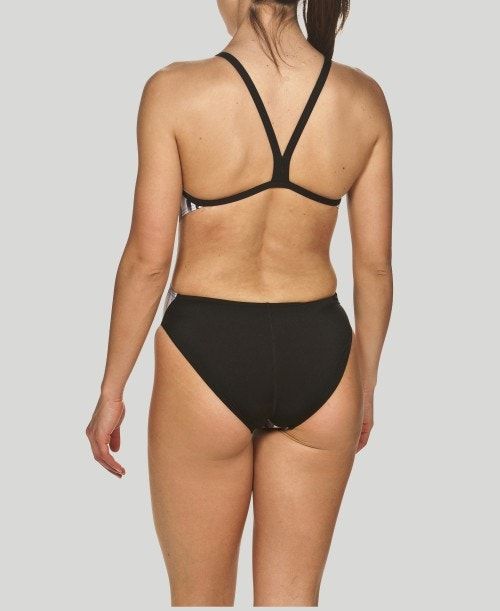 Abbigliamento Nuoto Donna Arena Riviera Challenge Back - Maxlife Nere Nere | 40918OFNM