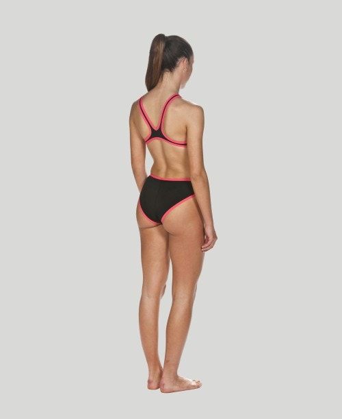 Abbigliamento Nuoto Donna Arena The One Biglogo - Maxlife Nere Rosse | 65910LFSW