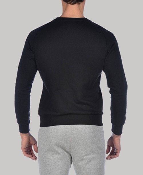 Abbigliamento Nuoto Uomo Arena Essential Crewneck Nere | 37251QLWC