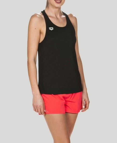 Abbigliamento Sportivo Donna Arena Gym Tank Nere | 86793LOFY