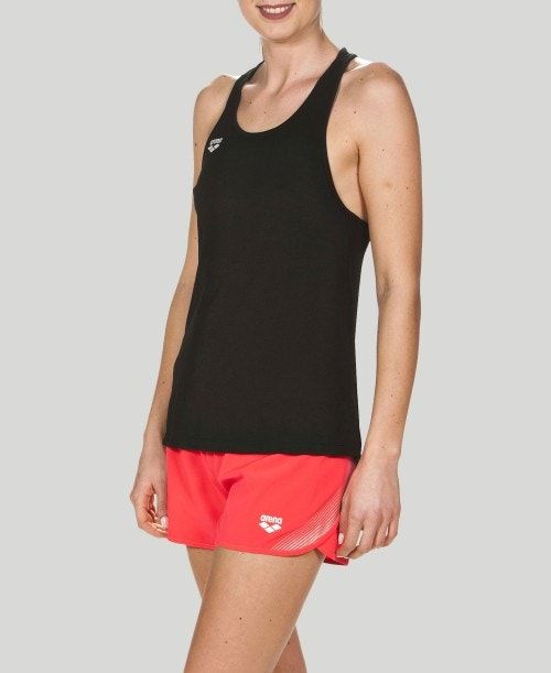 Abbigliamento Sportivo Donna Arena Gym Tank Nere | 86793LOFY