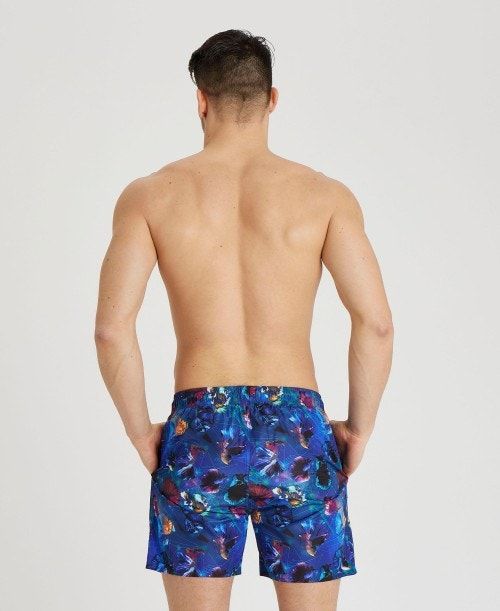 Biancheria Intima Uomo Arena Allover Print Beach Boxer Nere Colorate | 13247YIXW