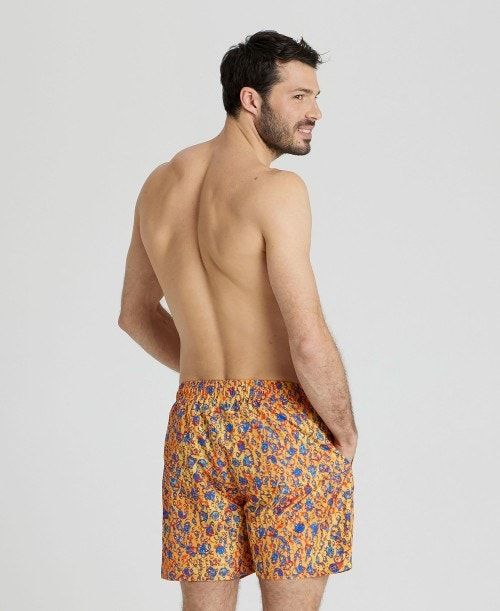 Biancheria Intima Uomo Arena Allover Print Beach Boxer Colorate | 64073MGWA