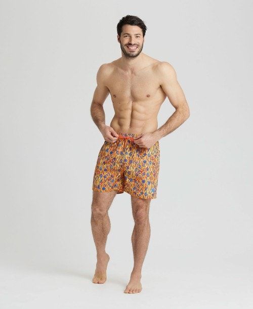 Biancheria Intima Uomo Arena Allover Print Beach Boxer Colorate | 64073MGWA