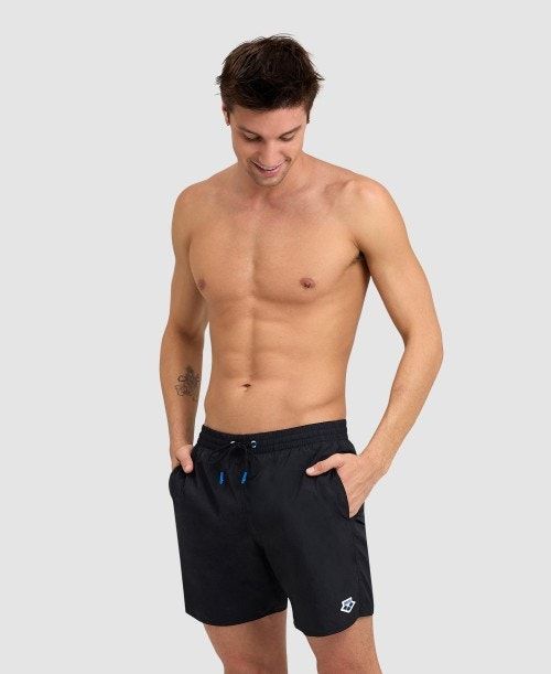 Biancheria Intima Uomo Arena Icons Solid Boxer Nere | 04153JRGV