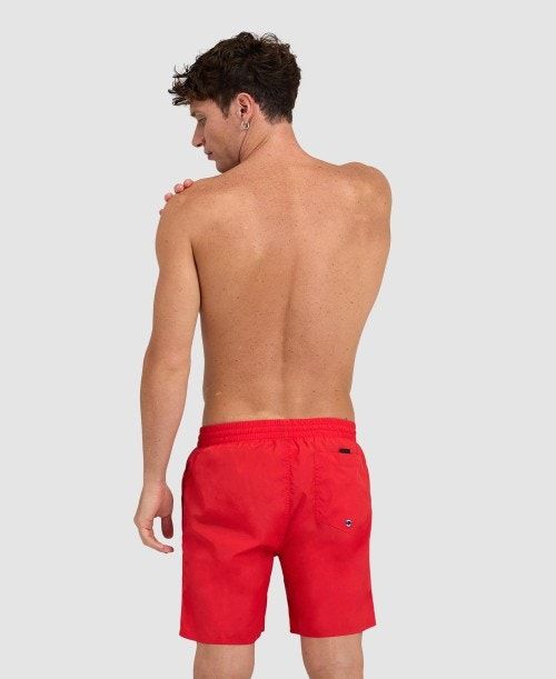 Biancheria Intima Uomo Arena Icons Solid Boxer Rosse | 01684CKDM