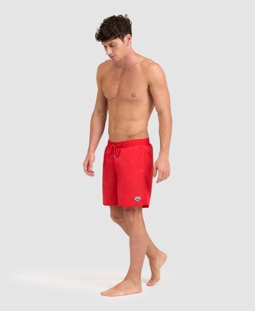 Biancheria Intima Uomo Arena Icons Solid Boxer Rosse | 01684CKDM