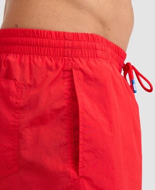 Biancheria Intima Uomo Arena Icons Solid Boxer Rosse | 01684CKDM