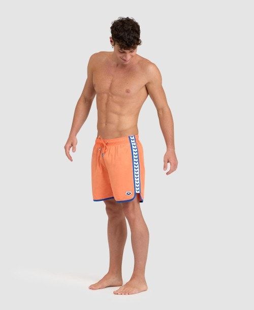 Biancheria Intima Uomo Arena Icons Team Stripe Boxer Blu Reale | 32964OGFQ