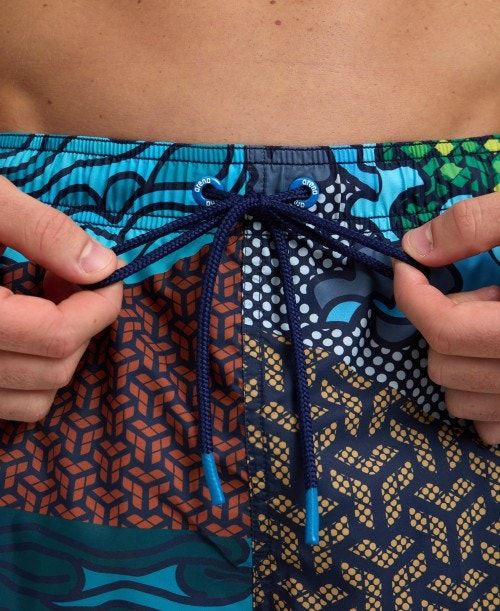 Biancheria Intima Uomo Arena Placed Beach Boxer Blu | 58407DLUP