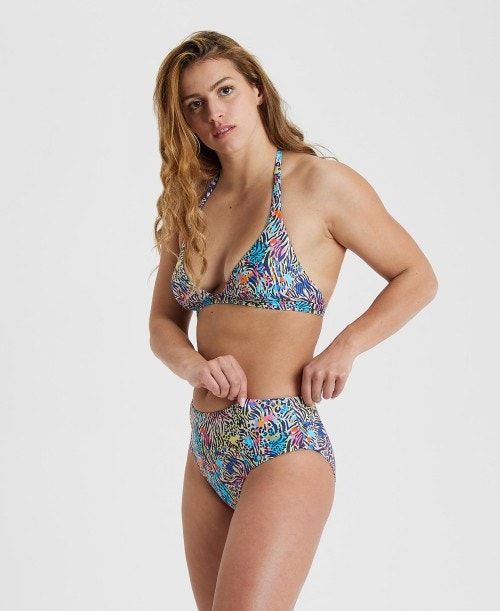 Bikini Donna Arena Halterneck Bikini Multiprints Colorate | 79142VXBD